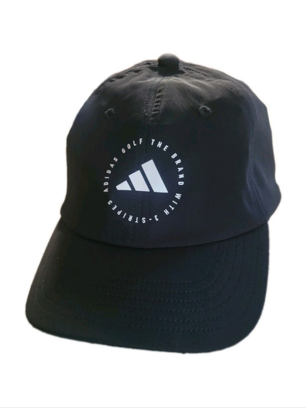 Adidas Womens Golf Crisscross Hat Cap Black White Adjustable Curved Bill IQ2889